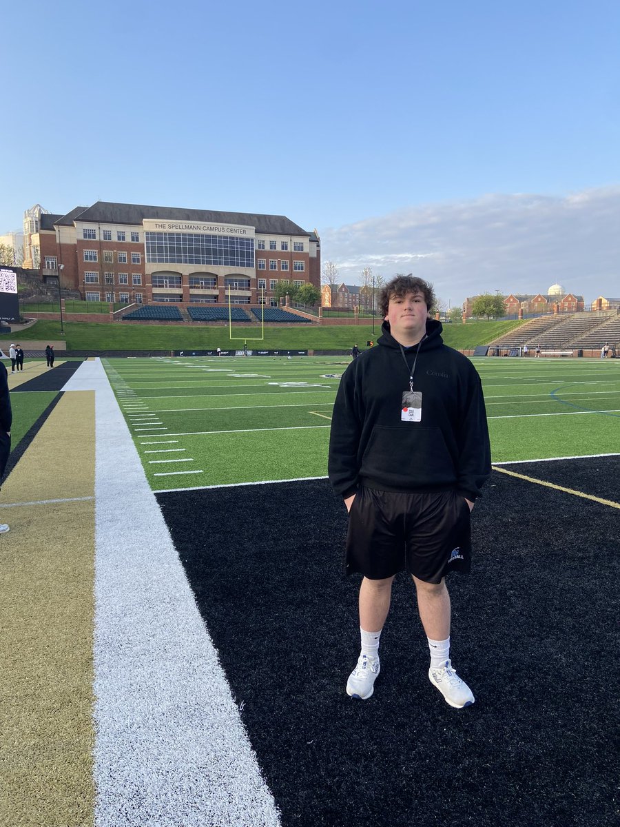 ColeCarl09's tweet photo. Had a great time at @LindenwoodFB this Saturday! It was great connecting with coaches and seeing campus. @Coach_HHarris @CoachLawsonLU @stugfb @Mr_Nellis @CoachIverson @BC_lancer_FB @MJ_NFLDraft @PrepRedzoneWI https://t.co/EBWbOOqy3k