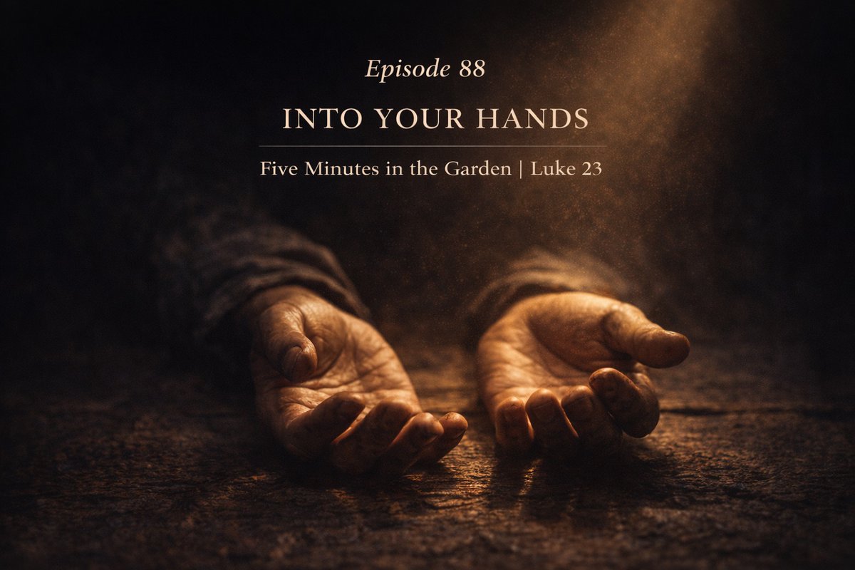 demetrios1975's tweet image. Are you holding your life tightly in your own hands, or are you intentionally placing it into His? Episode 88 is live, offering a simple prayer of trust for whatever lies ahead.  🌿

Watch on YouTube: youtu.be/J-Q6XfszKPY 🎥

#IntoYourHands #Lent #DailyBread #Faithfulness