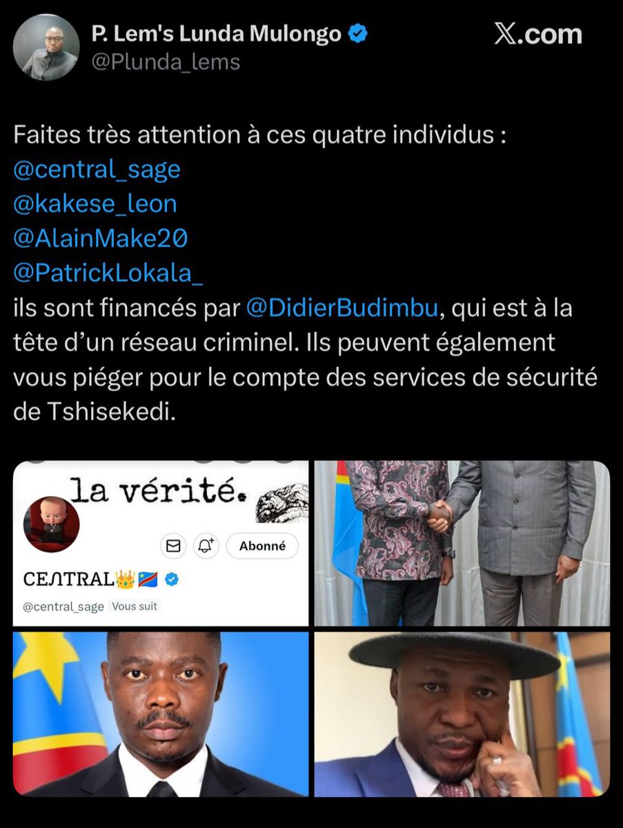 ᏟᎬᏁᎢᏒᎪᏞ👑🇨🇩 tweet media