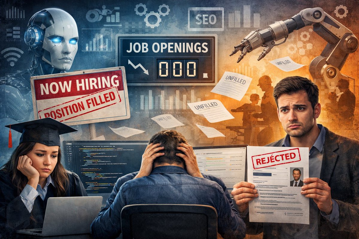 sequencethings's tweet image. The job market isn’t broken, it’s changed.

• Fewer jobs
• More competition
• AI replacing entry-level work
• Tech roles oversaturated

That’s why even skilled people can’t get hired.

I broke it all down 👇
medium.com/@cmrflorida/th…

#JobMarket #AI #TechJobs