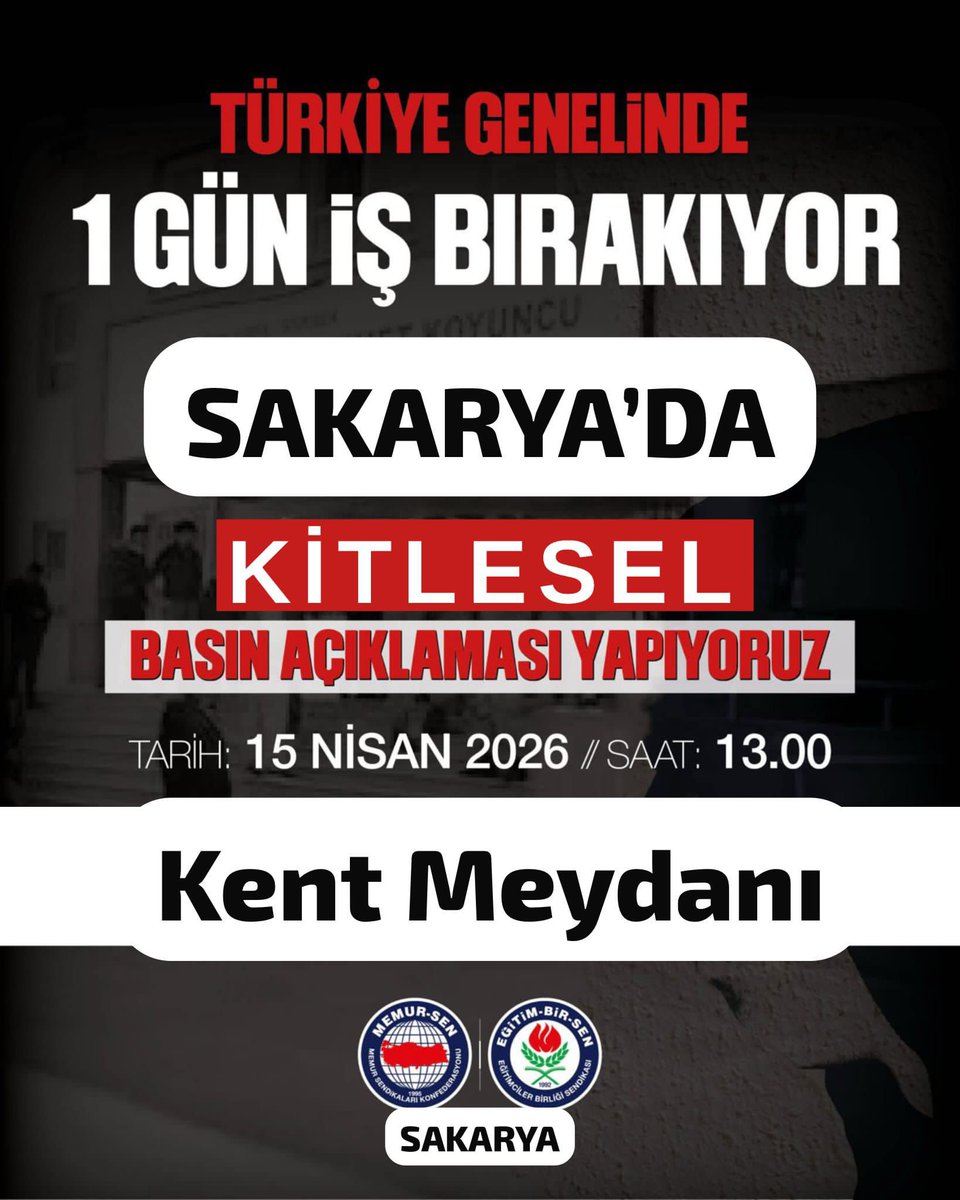 OKULA BASKINI PROTESTO İÇİN TÜRKİYE/SAKARYA  GENELİNDE İŞ BIRAKIYORUZ

Siverek Ahmet Koyuncu  Mesleki ve Teknik Anadolu Lisesi’nde okulun eski bir öğrencisi tarafından gerçekleştirilen saldırıyı protesto etmek; eğitimcilerimizi, öğrencilerimizi ve eğitim kurumlarımızı hedef alan