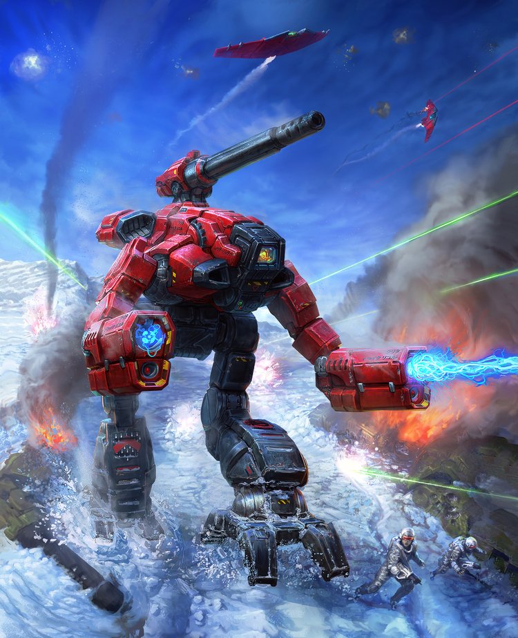 Art of Battletech & Mechwarrior tweet media