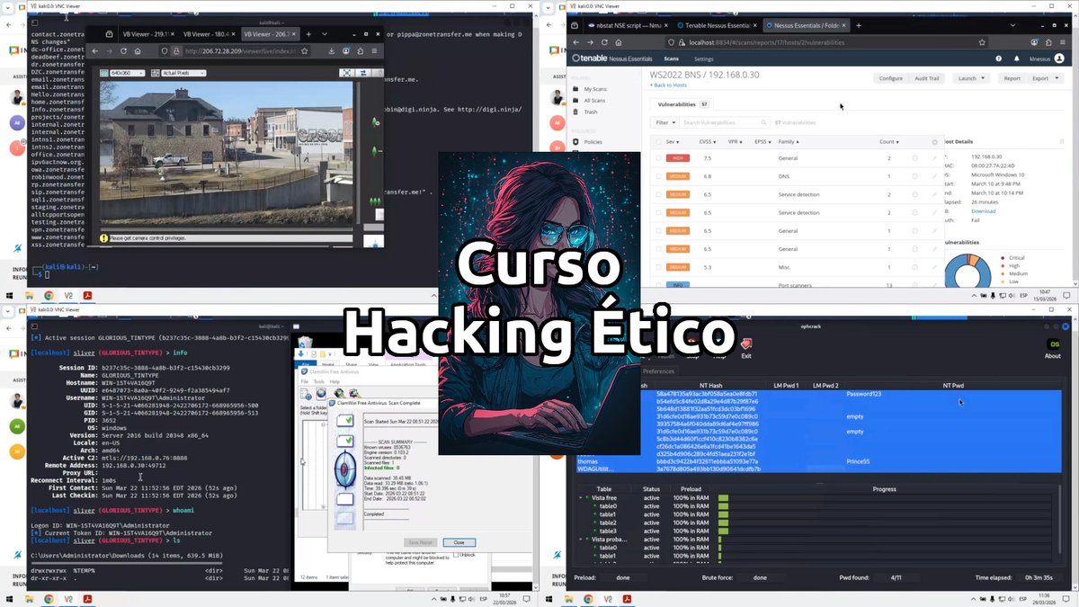 Alonso_ReYDeS's tweet image. 🎖️ El Curso de Hacking Ético está permanente disponible en el aula virtual para acceso inmediato. 📲 WhatsApp: wa.me/51949304030 🌐 reydes.com/e/Curso_de_Hac…

#hackers #ethicalhacker #hacking #cybersecurity #cyber #kalilinux #hackingtools