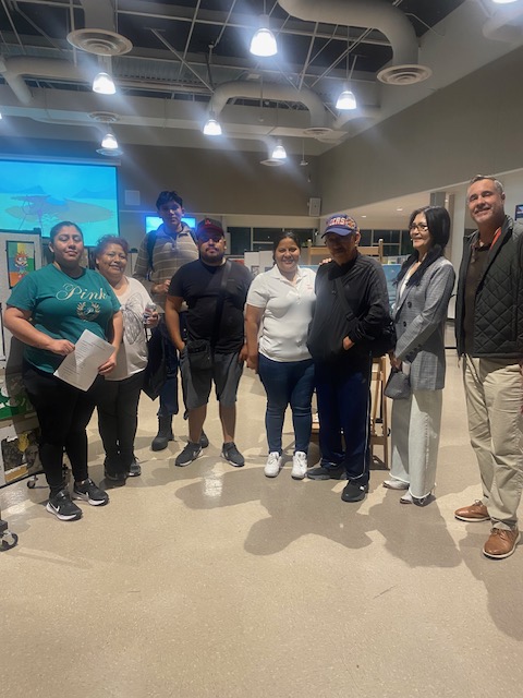 RowlandAdultEd's tweet photo. Our ESL class gladly accepted the invitation to the District Art Showcase 🎨

Here they are after enjoying the animation, sculptures, ceramics, and more! 🖼️

#AdultEducation #CCAE #AdultEdMatters https://t.co/avvEOsz7vy