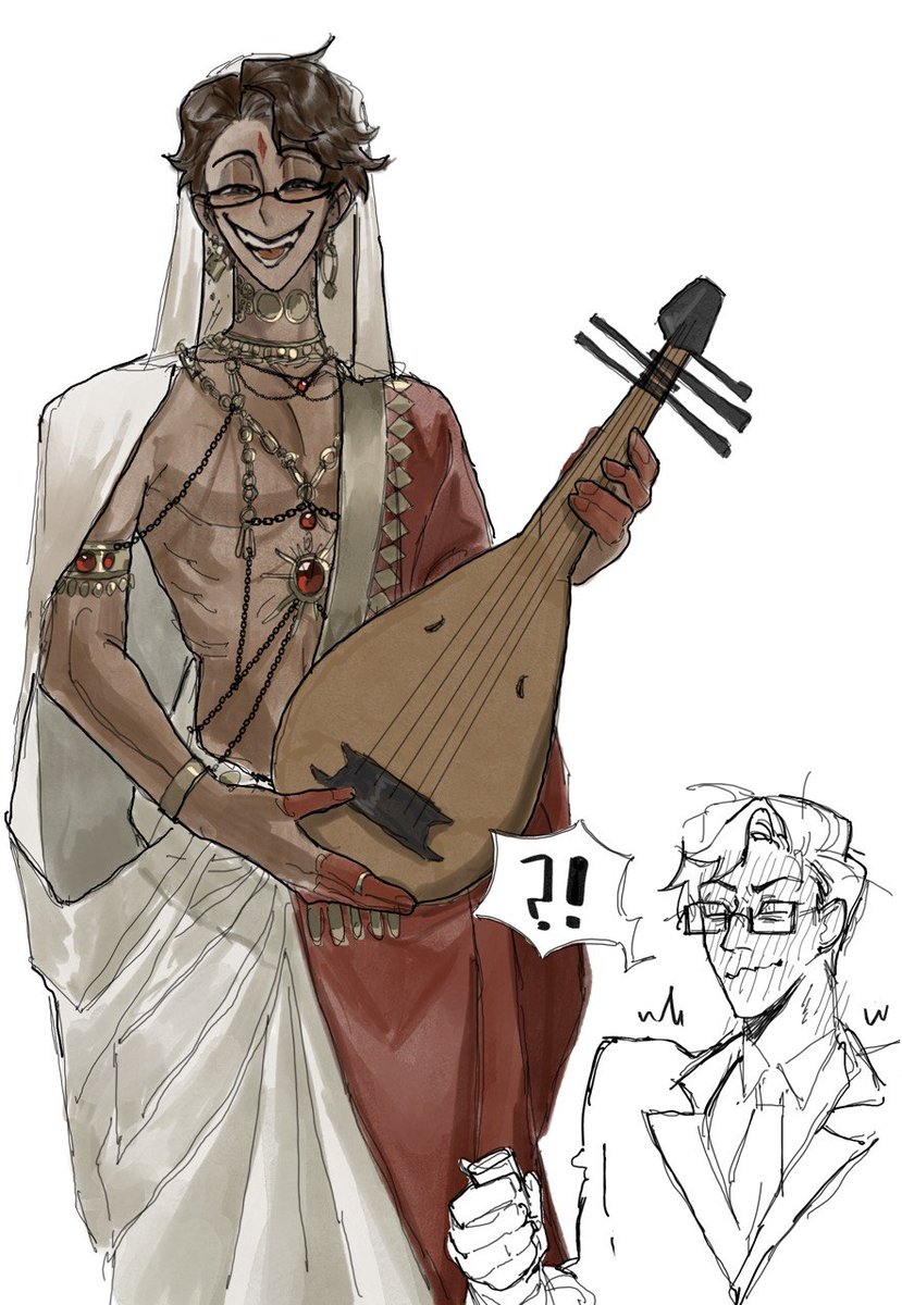 Gmur9578's tweet image. Приехал как-то на восток один назойливый журналист.. 

#HazbinHotel 
#RadioStatic 
#voxal
#murdermedia