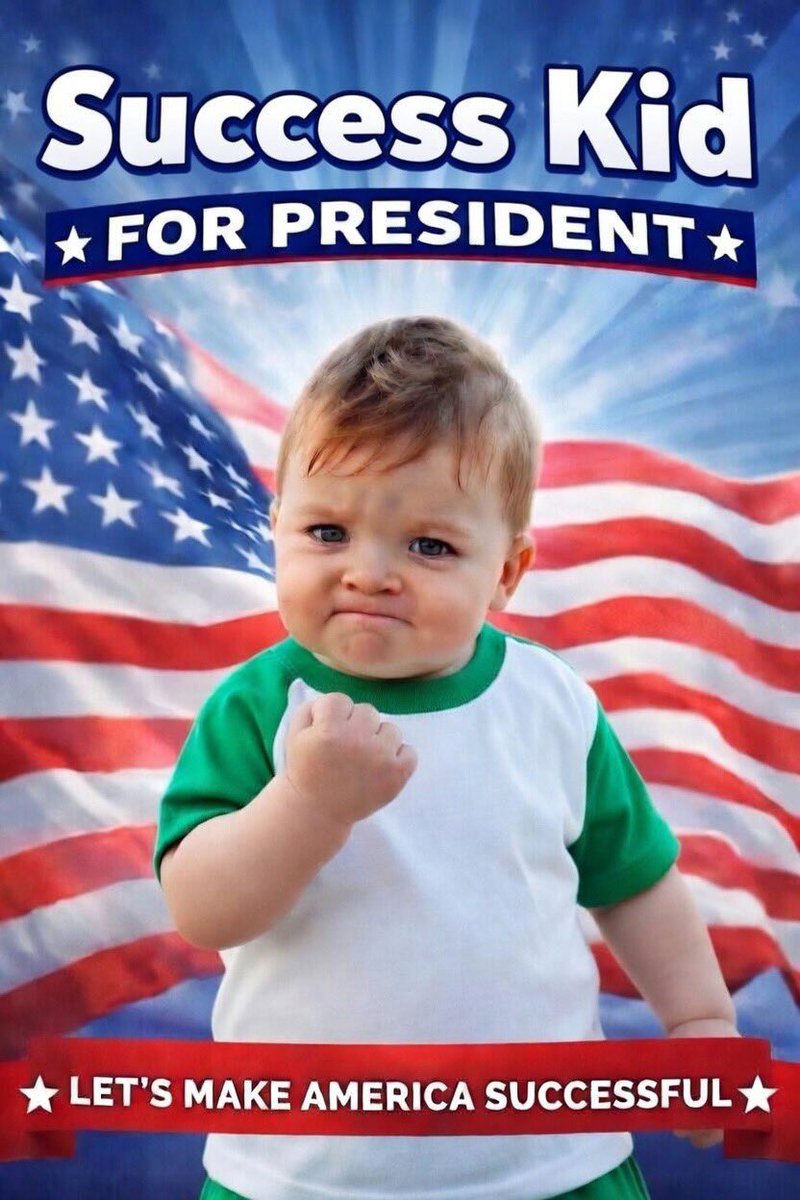 Jman369420's tweet photo. I feel something is getting very close for this epic adventure and part of this legendary meme's dynasty! #SUCCESSKID https://t.co/1m57FO0FhD