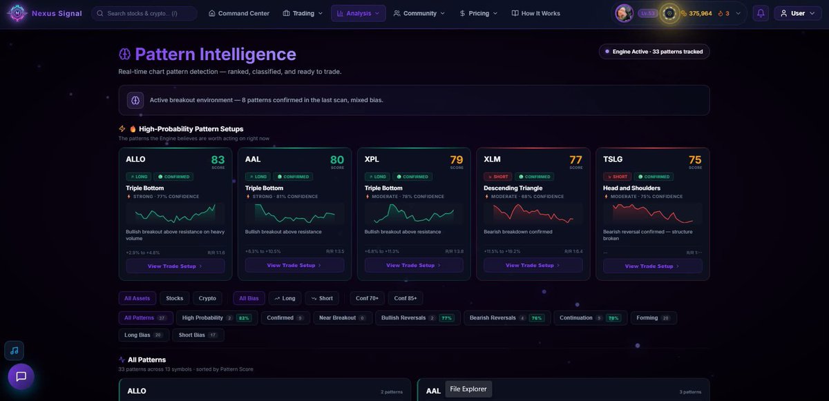Nexus Signal AI | Live Signals tweet media