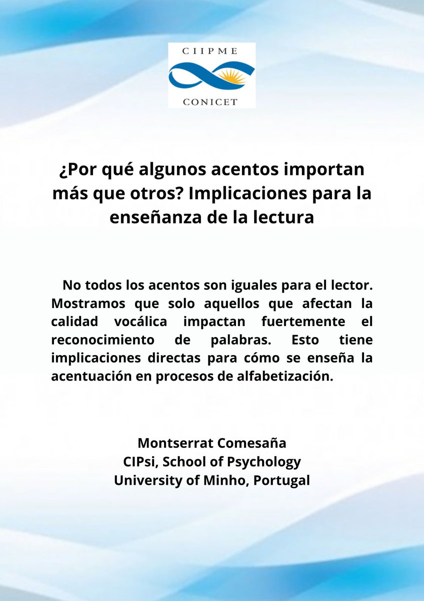 CIIPME - CONICET tweet media