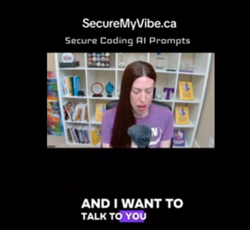 shehackspurple's tweet image. Let's talk about security risks from AI, and what to do about them! 
twp.ai/E5Abrj

Get my free secure coding prompt library here: SecureMyVibe.ca 

#ai #aisecurity #appsec