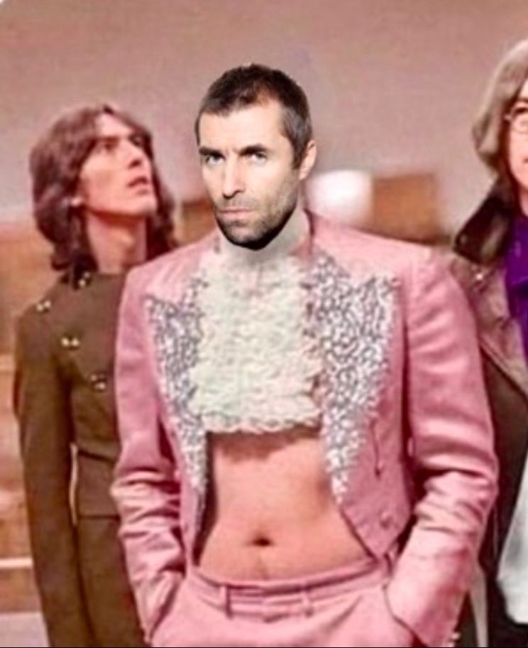 ImsoRegal's tweet image. Will Liam Gallagher wear this to The Rock and Roll Hall of Fame? #Oasis #LiamGallagher
