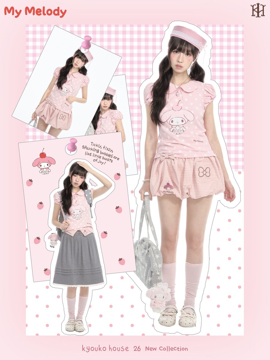 MyLolitaDress's tweet image. Sanrio #Mymelody and Kyouko collaborated new release of shirt, skirt, coat. 

Please check here for full release: my-lolita-dress.com/Sanrio-Collabo… 

#sanriodress #melodyclothes #mymelodyinspired