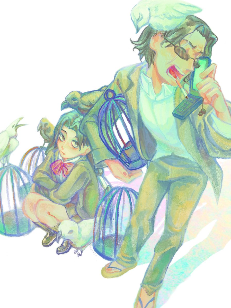 doodle for a zine idea bc gang is making me the test subject for printing place, i rlly like dailylifebachi 🚶