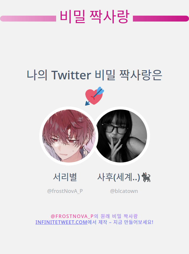 서리별 tweet media