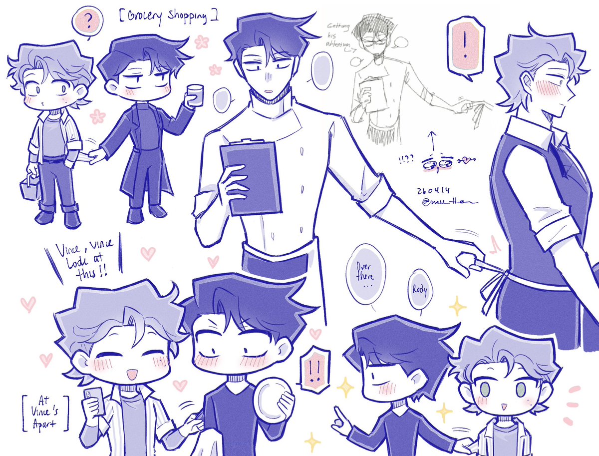 mii_tten's tweet image. When vince tug for rody’s attention…it’s too adorable TT #deadplate #vincerody