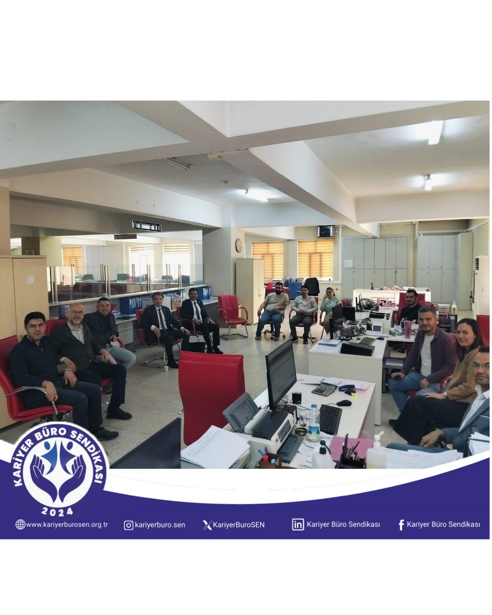 Genel Başkan Yardımcımız Deniz Kurbay ve Denizli İl Temsilcimiz Fatih Karaıslı tarafından Afyonkarahisar Defterdarlığı ziyaret edilmiş olup Sendikamızın faaliyetleri, devam eden yargı süreçleri ve özlük haklarında yapılan çalışmalara ilişkin bilgilendirmeler yapılmıştır.