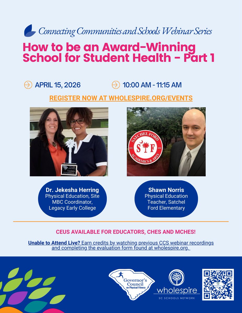 LegacyEarlyC's tweet photo. Are you registered yet? 

Tomorrow Dr. J. Herring will present on Legacy’s distinction as an award-winning institution for student health across all campuses. Join us on April 15th at 10:00 AM to learn more about this achievement and Dr. Herring’s contributions to the well-being of our students and staff.