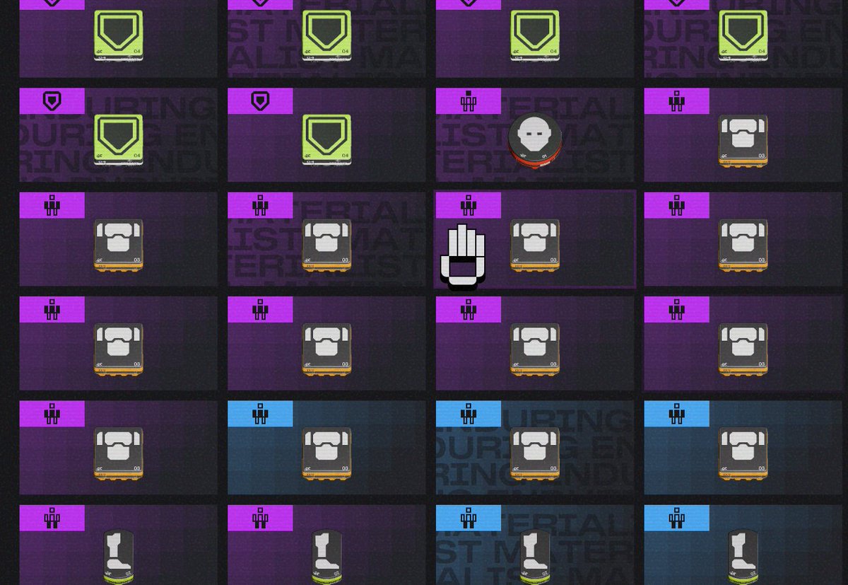 glorpinity's tweet image. uhhh  @MarathonDevTeam 

the problem with the implant icons was that different types of implants had the same appearance, not that head / chest / legs icon needed to be redesigned

this is a genuinely perplexing visual change LOL