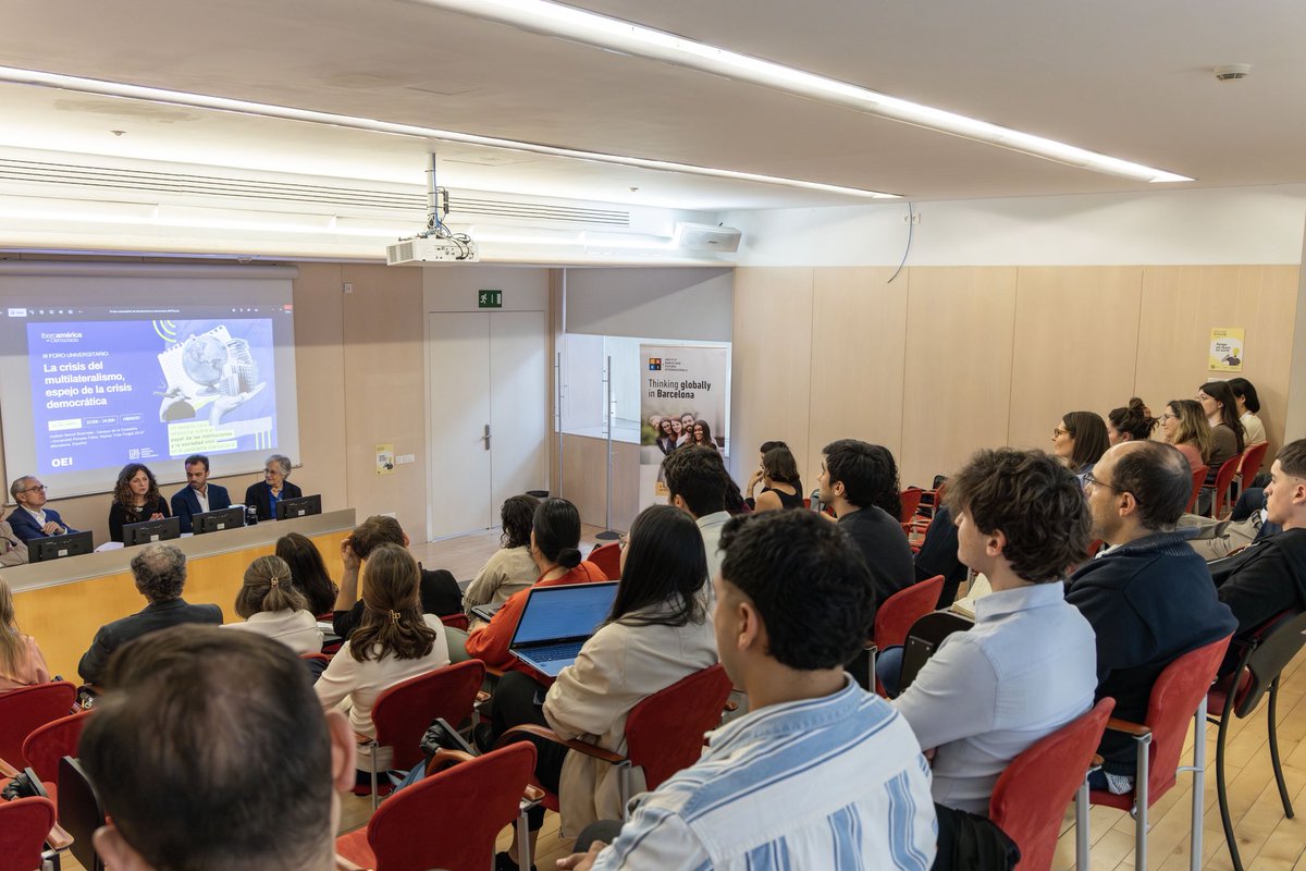 IBEI's tweet photo. 🎙️ III Foro Universitario de #Iberoamérica en #Democracia con @oeidigital

🔎 Bajo el título "La crisis del #multilateralismo, espejo de la crisis democrática", reflexionamos sobre los retos de la #gobernanzaglobal y el futuro de nuestras instituciones

📸 https://t.co/rpkzN1BT0u https://t.co/THO6RP9DMQ