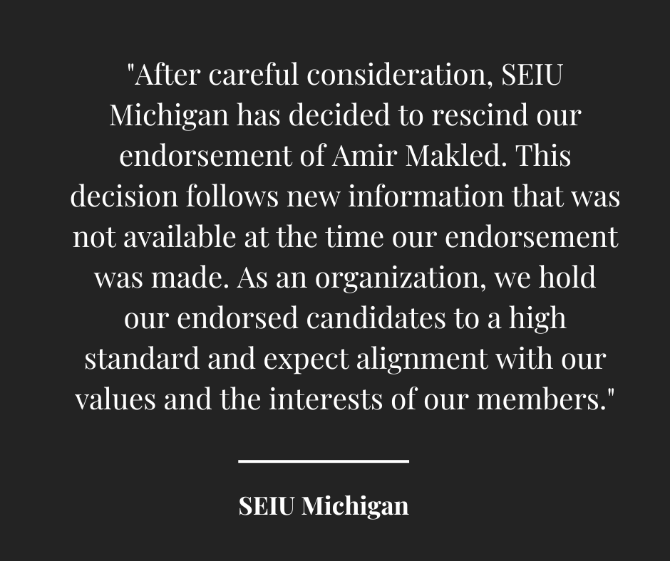 SEIU Michigan tweet media