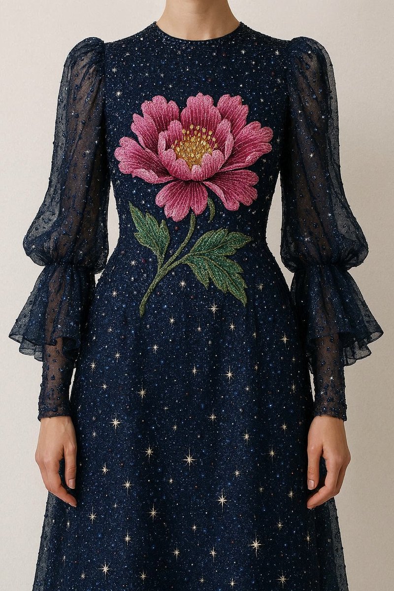 cosmos202403's tweet photo. Pink peony design dress🩷
👗#AIfashion👗#dress🩷#AIpeony
🧵#AIembroidery🪡#AIbeadwork https://t.co/F3WgLxlX6Z