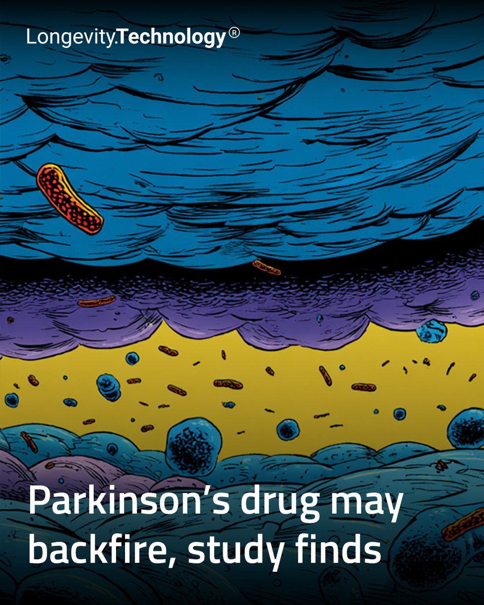LongevityTech's tweet image. Parkinson’s drug shows unexpected effects, highlighting how targeting complex brain pathways can backfire in clinical development.
ㅤ
Link in bio.
ㅤ
#longevity #parkinsons #biotech #healthspan #innovation