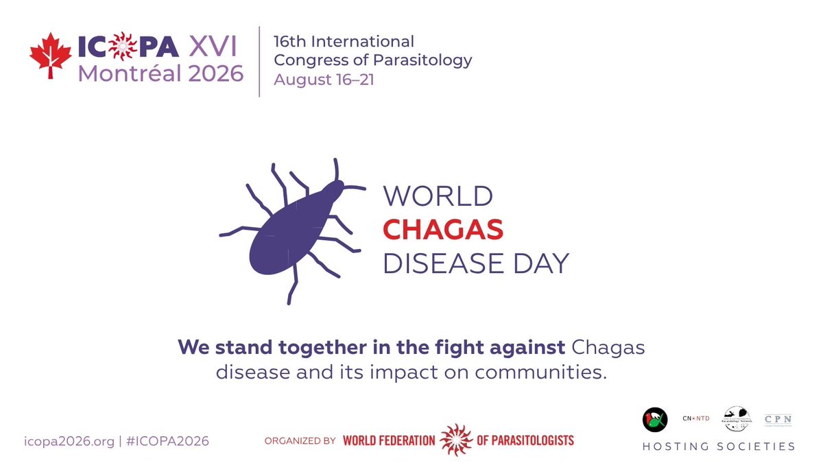 International Congress of Parasitology - ICOPA 💜 tweet media