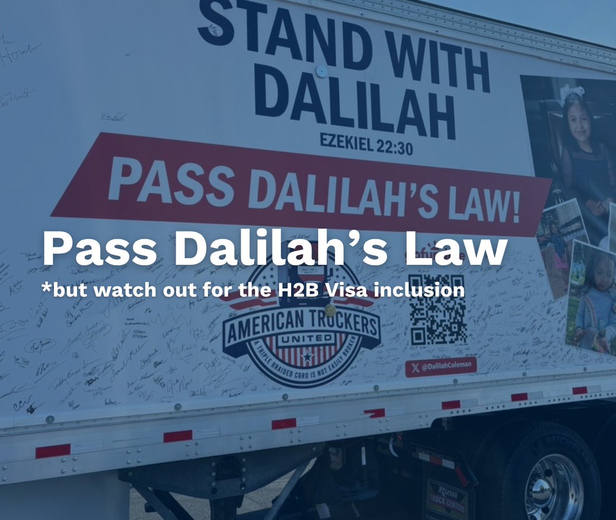 We need to pass Dalilah's Law.

Dalilah Coleman was five years old when a crash put her in a three week coma, followed by six months of hospitalization. Half her skull was missing for four months. She lost her ability to walk, talk, and eat and was not able to attend