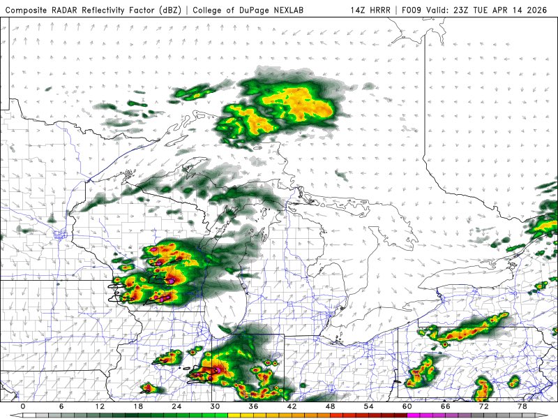 JesseGunkel's tweet photo. 🚨Stay Alert Today🚨

Timing: 3 PM - Midnight

Concerns: 

1) longer-tracked tornadoes (possibly up to EF-3 strength)

2). giant hail (golf ball-sized or greater)

3). damaging wind gusts (70+ mph or higher) 

4). Intense rainfall rates (1” or more/hr)

#wiwx @SpectrumNews1WI https://t.co/ofEyQ8Aofq