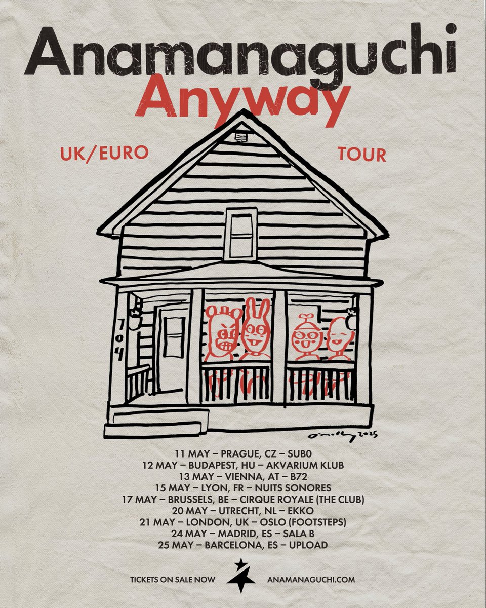 Anamanaguchi's tweet photo. See you in May!! https://t.co/glIlaAChBa
