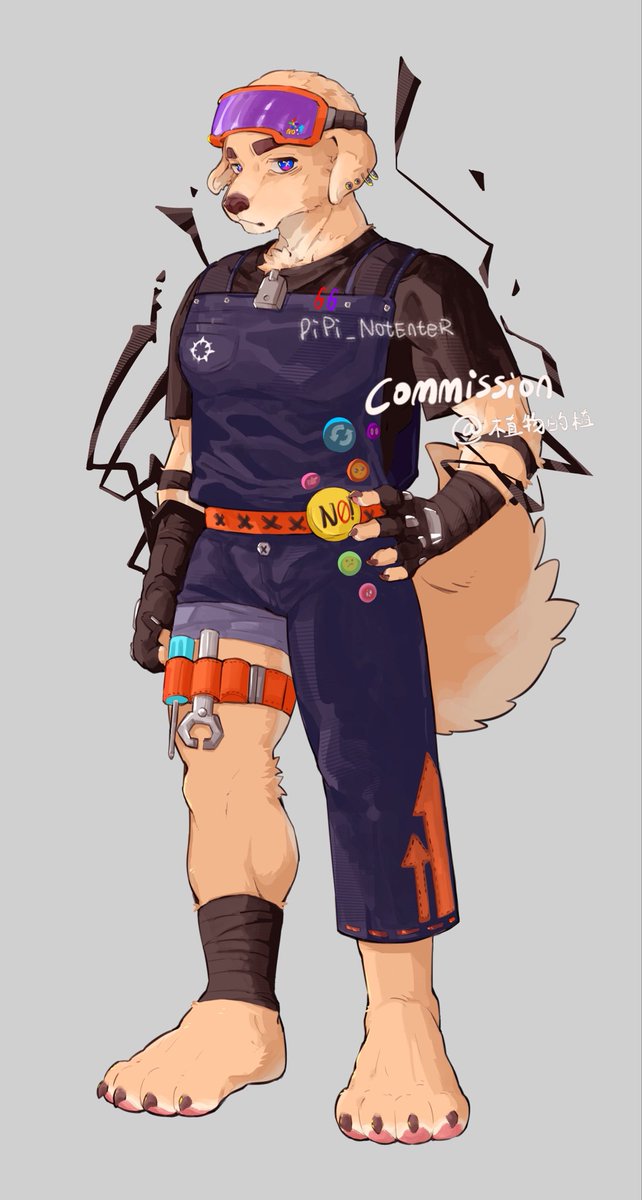 PIPI_NotENTER's tweet photo. Stand art commission. https://t.co/5MrLqZJB3V