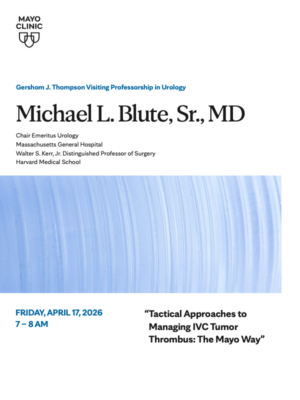 Mayo Clinic Urology tweet media