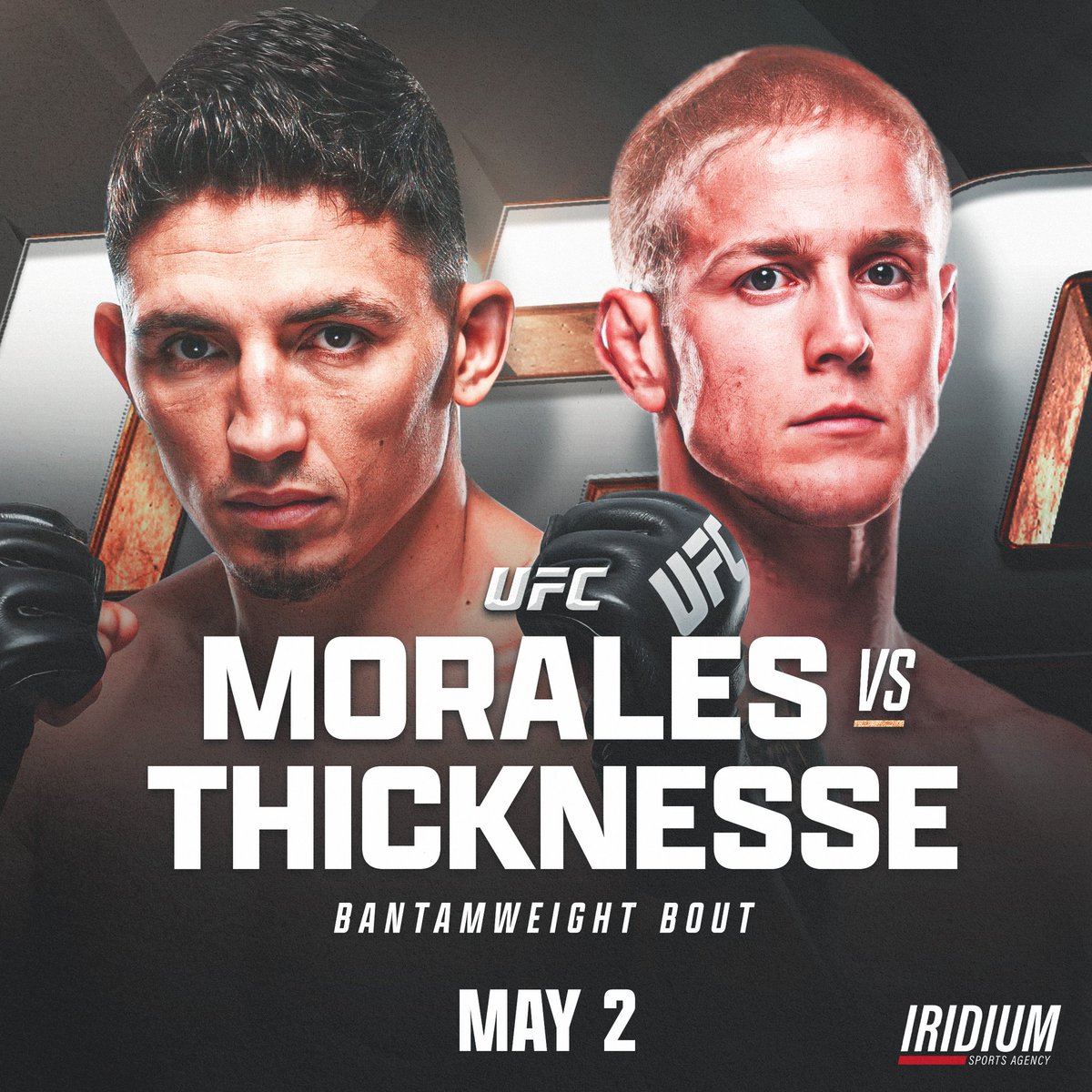 TeamIridiumISA's tweet photo. 🚨 #TeamIridium News 🚨 

Our man @vandetta135 is prepared to rack up his 4th win in the @ufc's Octagon 🆚️ Colby Thicknesse at #UFCPerth 📝 #TheDarkside https://t.co/G7wRB7oaSn