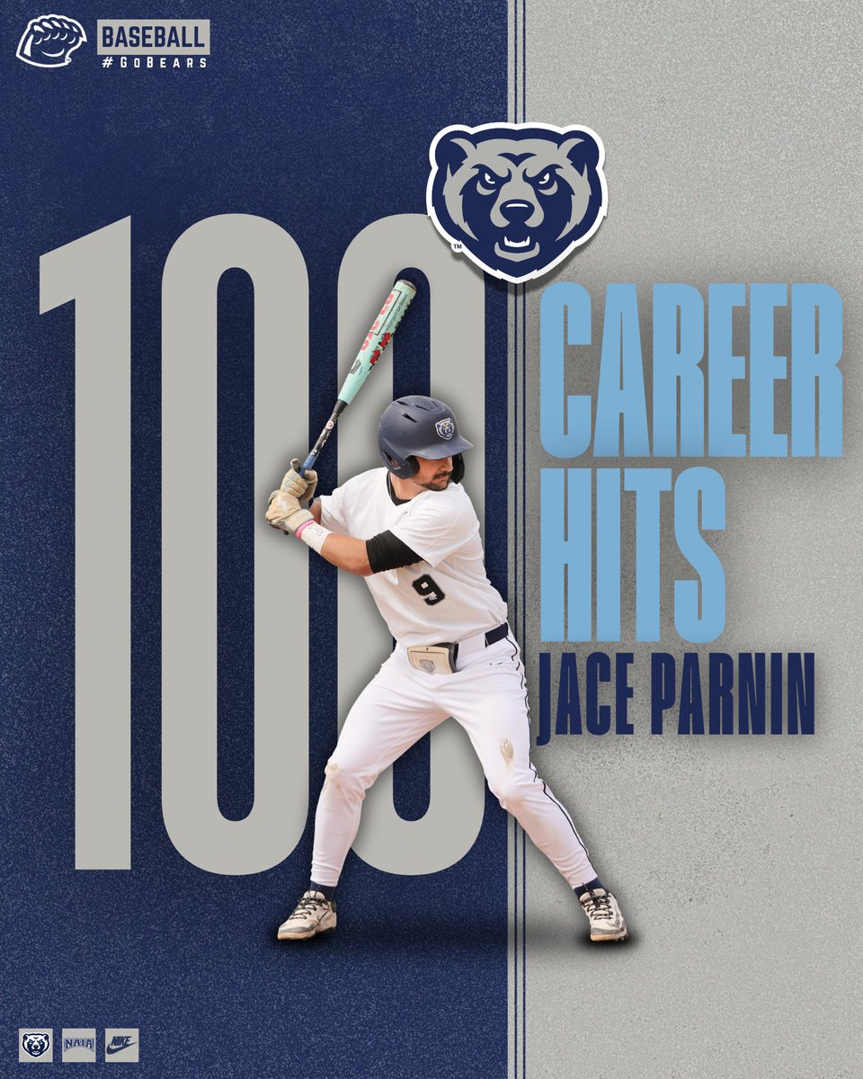 𝙒𝙀𝙇𝘾𝙊𝙈𝙀 𝙏𝙊 𝙏𝙃𝙀 𝘾𝙇𝙐𝘽 🐻

Following a seven-hit weekend in Oakland City, Jace Parnin has joined Shawnee State baseball's 100-hit club 👏

Full release here ➡️ ow.ly/jlkN50YIXol

#GoBears