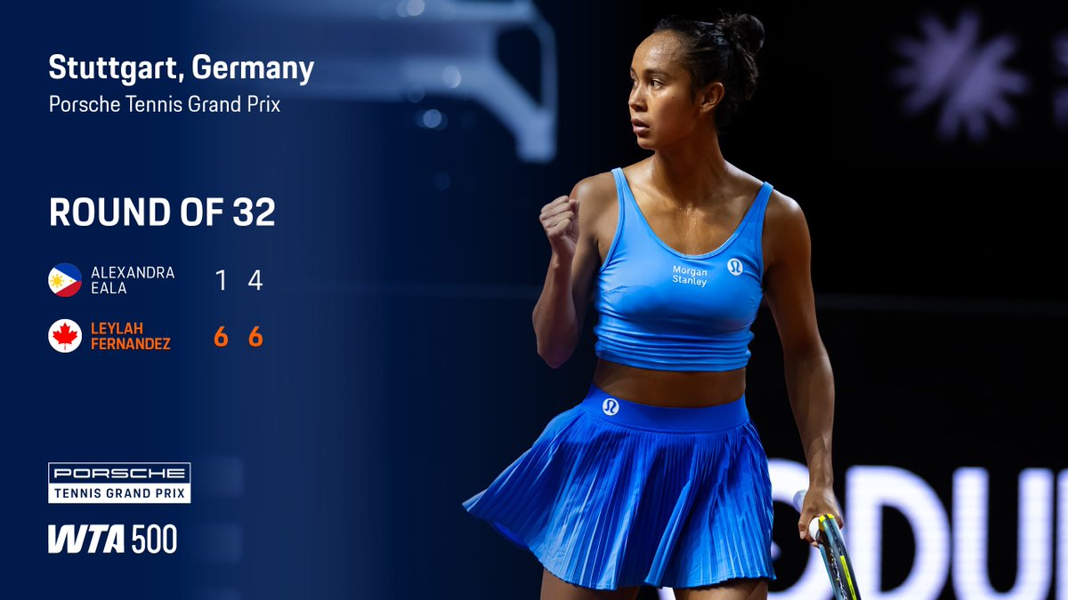 la_forchetta様 Leylah #Fernandez takes it in straight sets against Alexandra