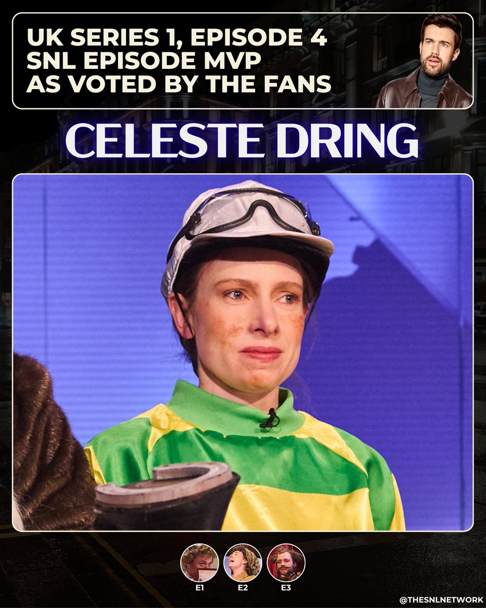 thesnlnetwork's tweet image. Congratulations to Celeste Dring, who was chosen as this week’s #SNLUK episode MVP by you!