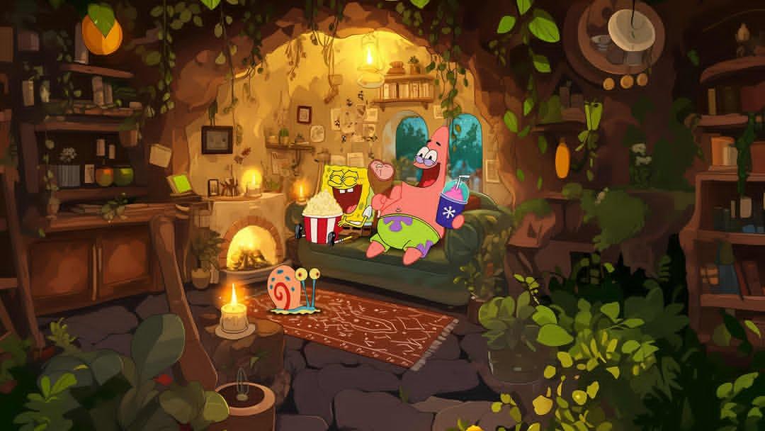 ioswallpaperx's tweet image. SpongeBob SquarePants