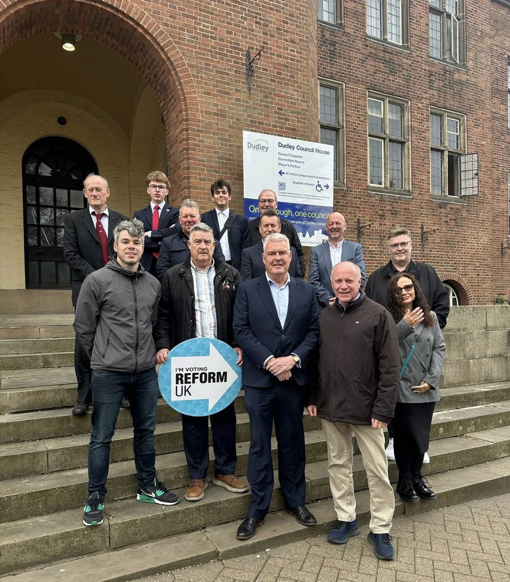 samuelhreformuk's tweet image. When @LeeAndersonMP_ is in town, you know it’s something serious. 🇬🇧

We are bringing common sense back to Dudley Council! 

#dudley #westmidlands #reform #awareness #ourfuturematters #allinthistogether