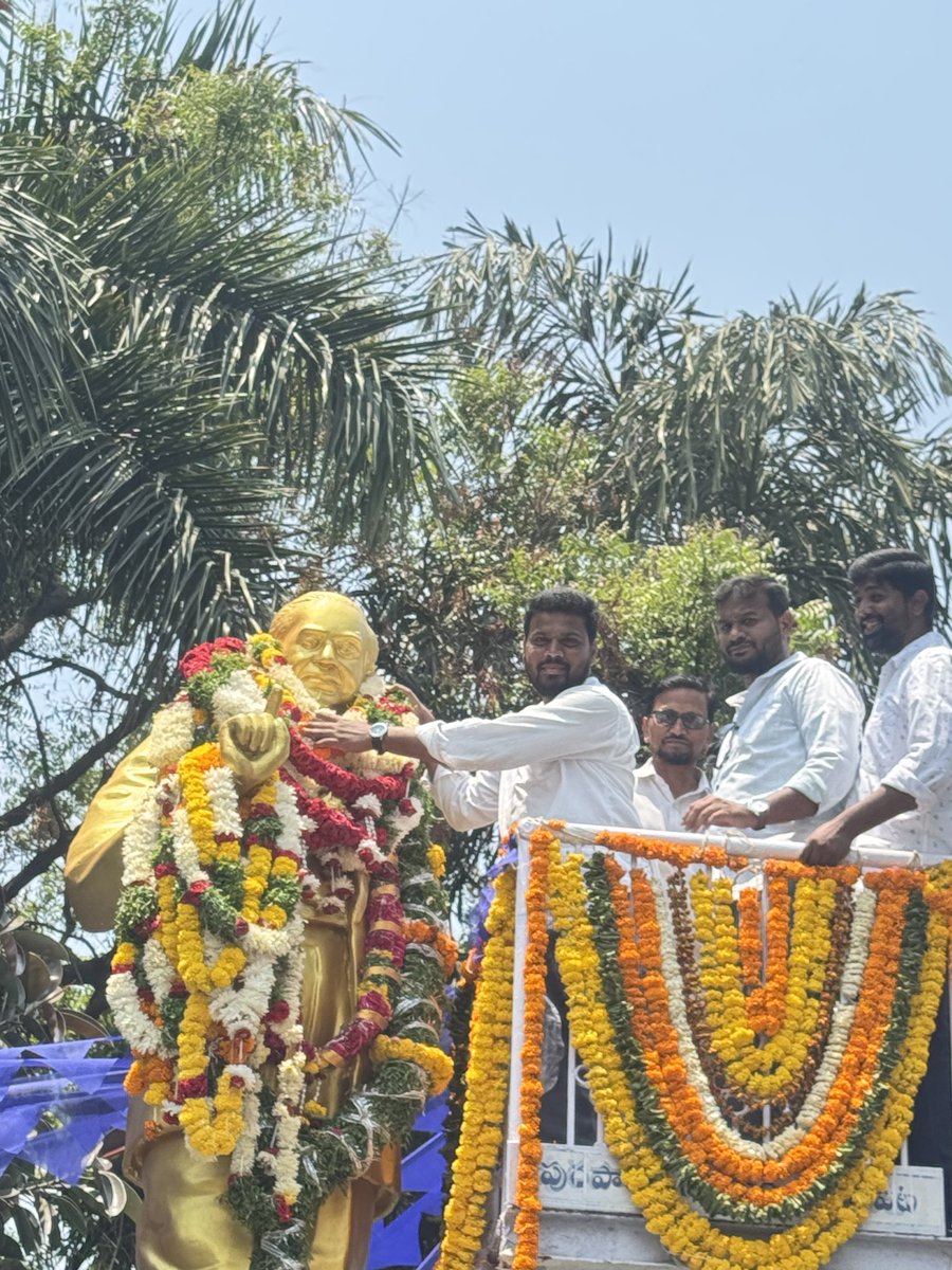 arshadboom4664's tweet photo. Today we Paid Tribute to DR Baba Saheb Ambedkar ji on his 135th Birth Anniversary. https://t.co/ZZAFIaCSoT