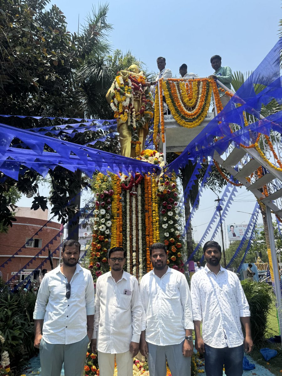 arshadboom4664's tweet photo. Today we Paid Tribute to DR Baba Saheb Ambedkar ji on his 135th Birth Anniversary. https://t.co/ZZAFIaCSoT
