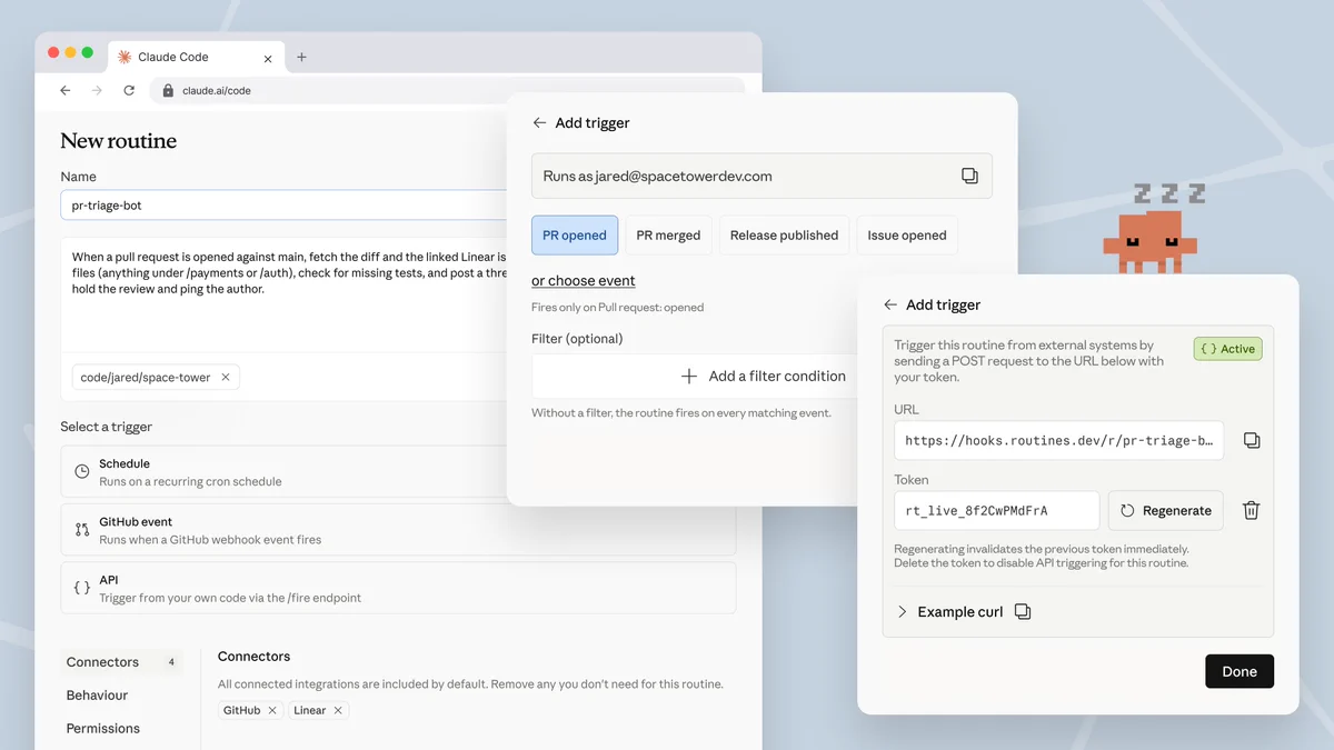 Now in research preview: routines in Claude Code