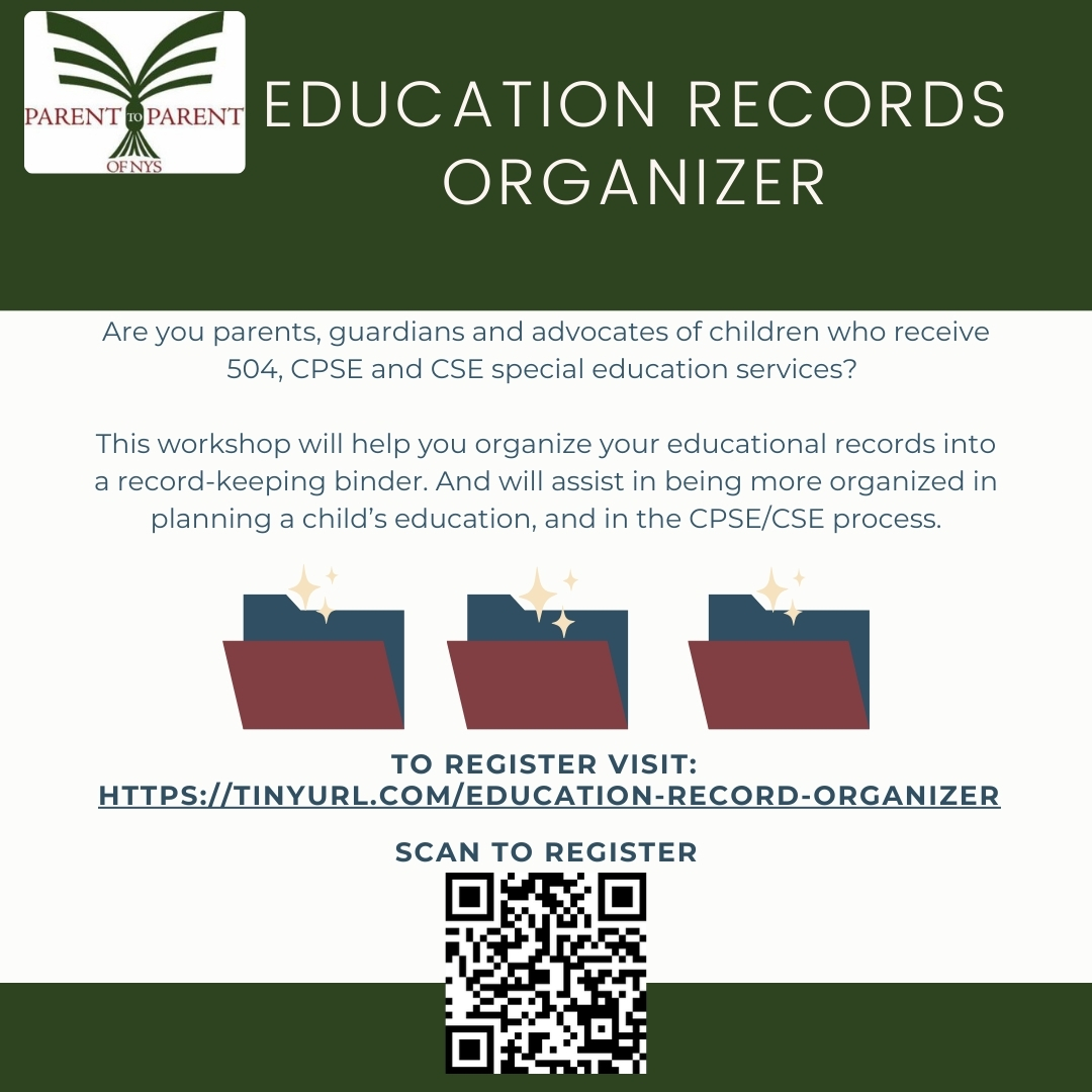 PtoPofNYS's tweet image. 📂 Education Record Keeping Organizer Webinar
📅 March 24
⏰ 12:00 pm – 1:00 pm

Don't wait—secure your spot today! 🔗 Register here: tinyurl.com/Education-Reco…

#educationrecords #organization #SpecialNeeds #disabilities #P2PNYS