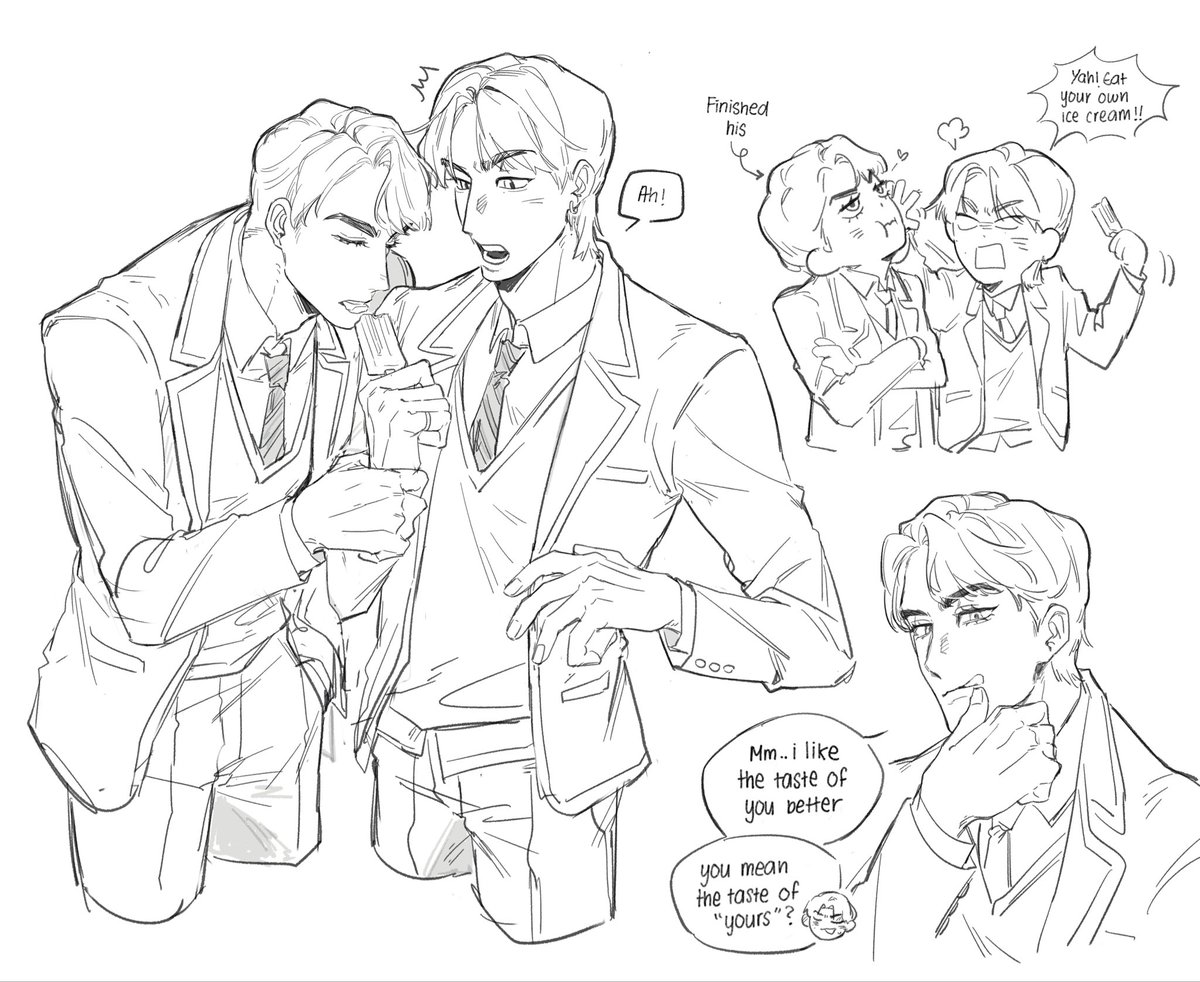 I like hs aus a bit too much,, 
#verchan #츄찬
