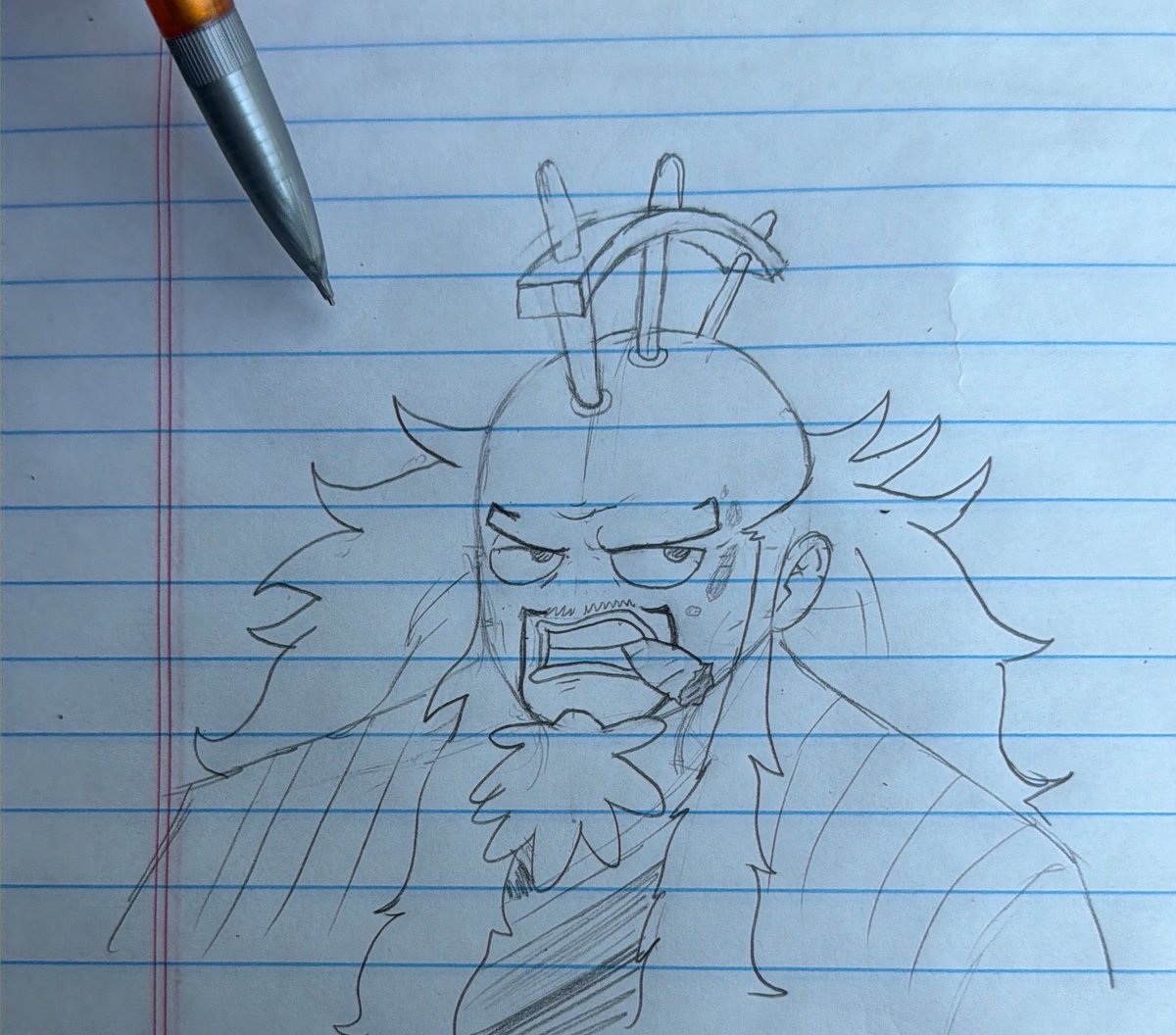 JimJammer2022's tweet image. #ONEPIECE #doodleart

Doodled Shiki✨