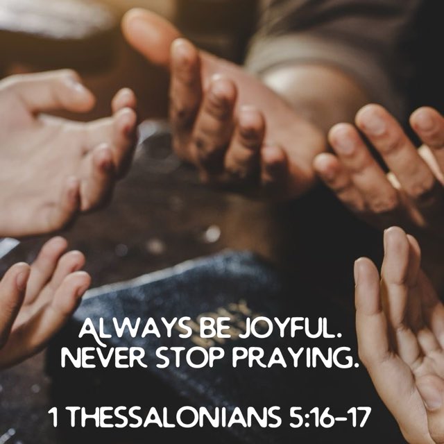 UpliftedInFaith's tweet photo. #AlwaysBeJoyful #NeverStopPraying #PrayerPower #JesusIsLord https://t.co/RQNfNZ35EP