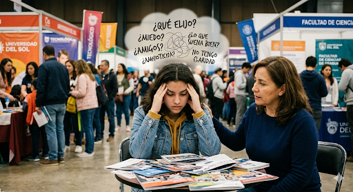 Pick__Dream's tweet photo. Tu hijo va a la feria, ve mil opciones🎯
sale con más información… no con claridad.
La claridad vocacional no aparece ahí.
se entrena con método y cambia cómo decide su futuro. https://t.co/n0fjxxwe6M