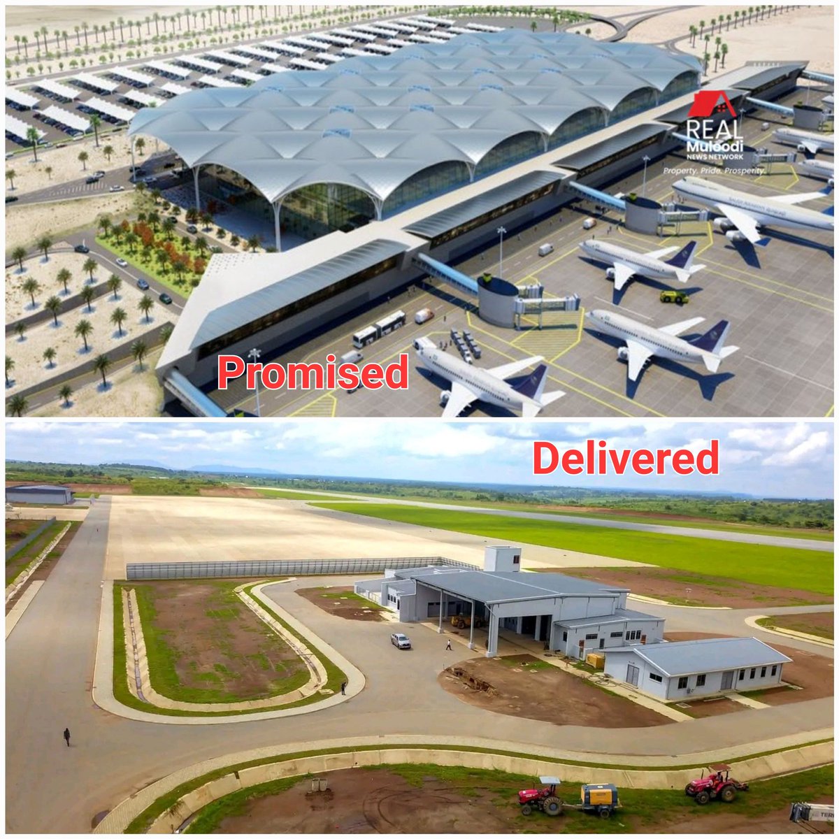 rwenzori_'s tweet photo. The government continues to mislead the public (scamming us). They make grand promises but deliver projects that fall far short of expectations. 

We saw this with Hoima International Airport, and now we're seeing it again with Akii Bua Olympic Stadium

What do you think is the root cause of these failures?