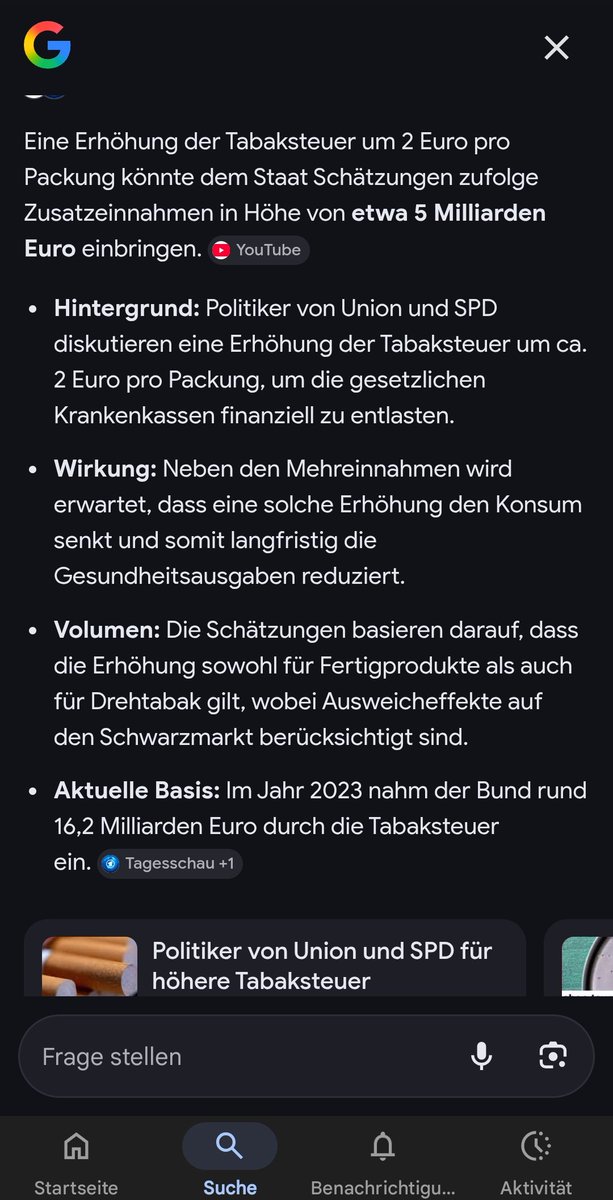 thorsten_BS's tweet photo. @BMF_Bund 1,6 Milliarden entlasten. Und 5 Milliarden pro Jahr durch die Erhöhung der Tabaksteuer. Läuft beim Sozi Klingbeil. https://t.co/adYG9RP03T
