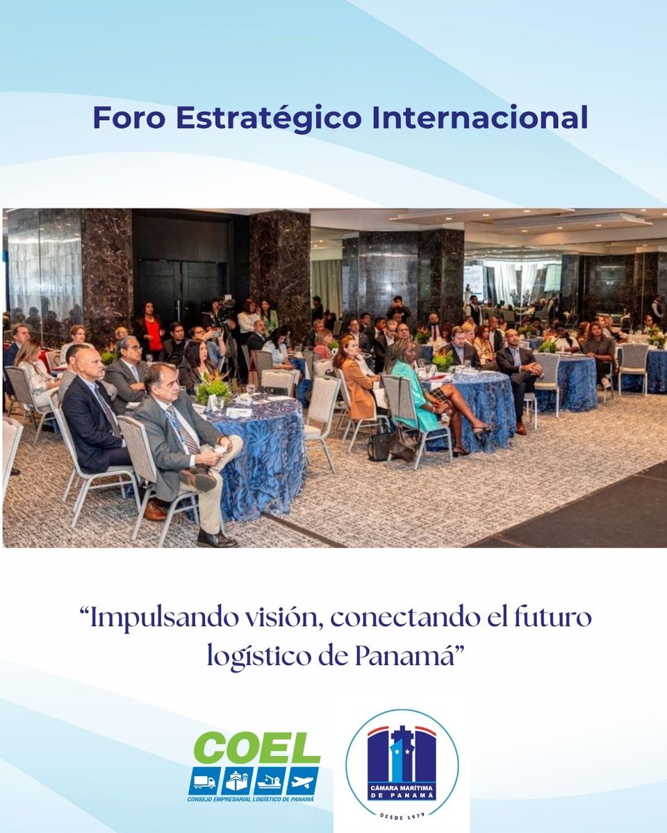 coelpty's tweet image. Foro Estratégico Internacional
Estuvimos presente en este evento organizado por la Cámara Marítima de Panamá y McKinsey &amp;amp; Company, un espacio clave para analizar las tendencias que están transformando el comercio global.

#COEL #CMP #LogísticaPanamá #ComercioGlobal #HubLogístico