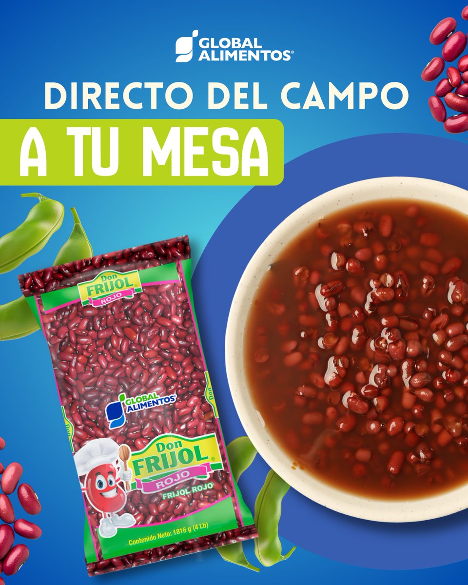 globalalimento1's tweet photo. 🌾 Directo del campo a tu mesa 🫘
Frijoles que aportan energía y nutrición en cada plato. #globalalimentos https://t.co/BP73vNTPTc