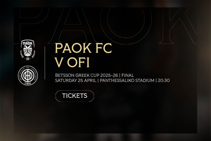 PAOK_FC's tweet image. #Tickets Ανακοίνωση διάθεσης εισιτηρίων για τον τελικό του Κυπέλλου Ελλάδας #PAOKOFI #GreekCup #PAOK #OurWay 

Διαβάστε αναλυτικά εδώ 👇

paokfc.gr/nea/20260425-t…